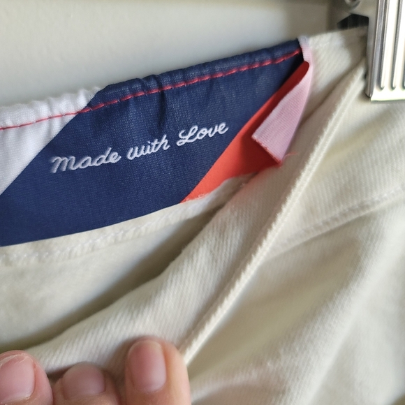 NEW! SUNDRY, Women's Side Stitch Slim‎ Straight Jean, Vanilla, Size 29, NWT - Picture 16 of 16